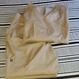 Jaanuu khaki 2x scrubs